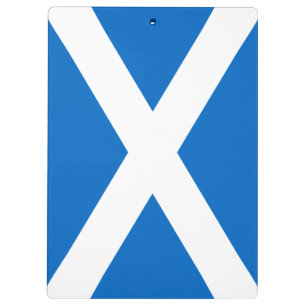 Scottish Cross Scotland Colors Klemmbrett