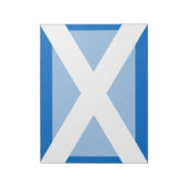 Scottish Cross Scotland Colors Notizblock (Rotiert)