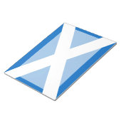 Scottish Cross Scotland Colors Notizblock (angewinkelt)