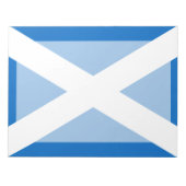 Scottish Cross Scotland Colors Notizblock (Vorderseite)