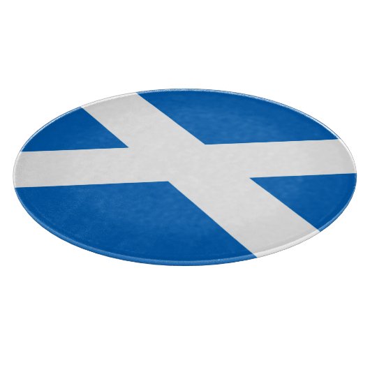 Scottish Cross Scotland Colors Schneidebrett (Ecke)