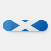 Scottish Cross Scotland Colors Skateboard (Horizontal)