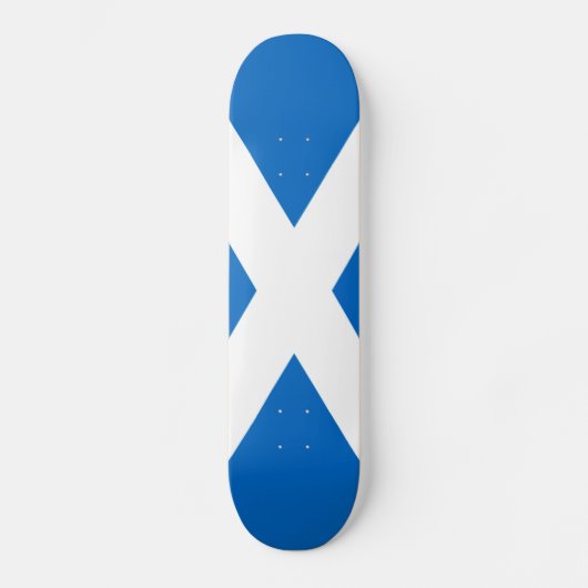 Scottish Cross Scotland Colors Skateboard (Vorderseite)
