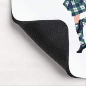 Scottish Dancer Highland Fling Mousepad (Ecke)