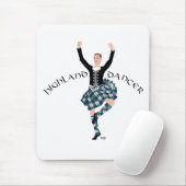 Scottish Dancer Highland Fling Mousepad (Mit Mouse)