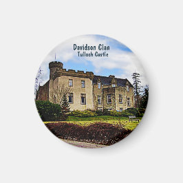 Scottish Davidson Clans Tulloch Castle Magnet