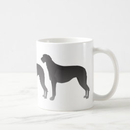 Scottish Deerhound Basic Dog Breed Silhouette Kaffeetasse
