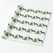 Scottish Deerhound Christmas Design Geschenkpapier (Ungerollt)