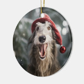 Scottish Deerhound Dog Christmas Ornament (Links)
