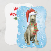 Scottish Deerhound Feiertagskarte (Vorne/Hinten)