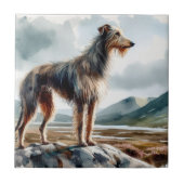 Scottish Deerhound Fliese (Vorderseite)