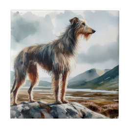 Scottish Deerhound Fliese
