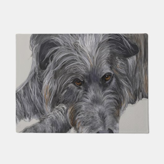 Scottish Deerhound Fußmatte (Vorderseite)