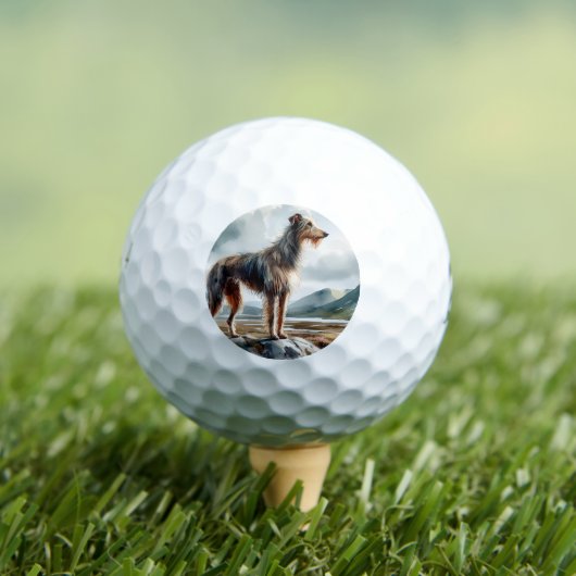 Scottish Deerhound Golfball (Insitu T-Shirt)