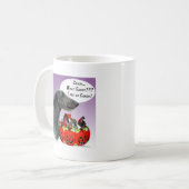 Scottish Deerhound Halloween Candy Kaffeetasse (Vorderseite Links)