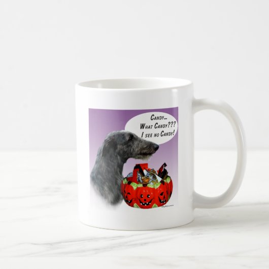 Scottish Deerhound Halloween Candy Kaffeetasse (Rechts)