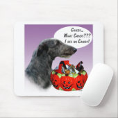 Scottish Deerhound Halloween Candy Mousepad (Mit Mouse)