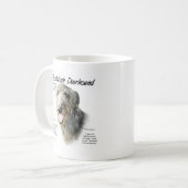 Scottish Deerhound History Design Kaffeetasse (Vorderseite Links)