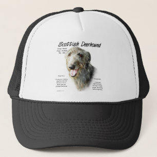Scottish Deerhound History Design Truckerkappe