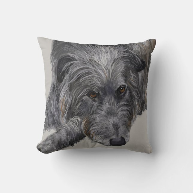 Scottish Deerhound Kissen (Vorderseite)