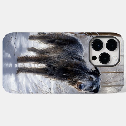 Scottish Deerhound Let It Snow Christmas Case-Mate iPhone Hülle (Rückseite (Horizontal))