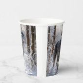 Scottish Deerhound Let It Snow Christmas Pappbecher (Rechts)