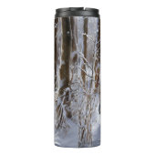 Scottish Deerhound Let It Snow Christmas Thermosbecher (Rückseite)