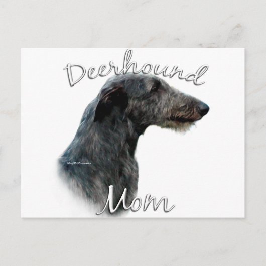Scottish Deerhound Mama 2 Postkarte (Vorderseite)