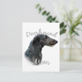 Scottish Deerhound Mama 2 Postkarte (Stehend Vorderseite)
