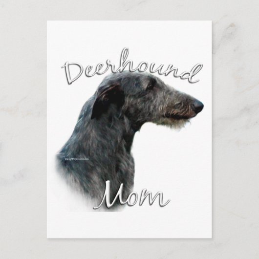 Scottish Deerhound Mama 2 Postkarte (Vorderseite)