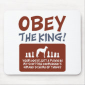 Scottish Deerhound Mousepad (Vorne)