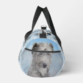 Scottish Deerhound Painting Gray Original Dog Art Duffle Bag (Rechts)