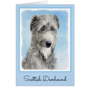 Scottish Deerhound Painting - Niedlich Original Do