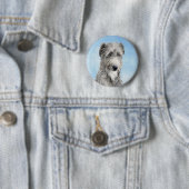 Scottish Deerhound Painting - Niedlich Original Do Button (Beispiel)