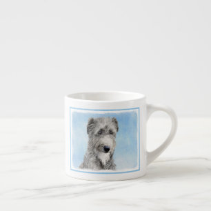 Scottish Deerhound Painting - Niedlich Original Do Espressotasse