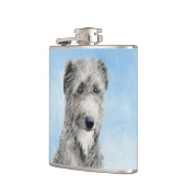 Scottish Deerhound Painting - Niedlich Original Do Flachmann (Links)