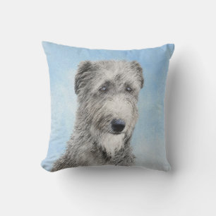 Scottish Deerhound Painting - Niedlich Original Do Kissen