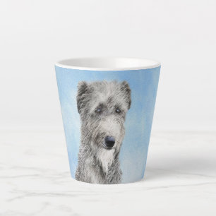 Scottish Deerhound Painting - Niedlich Original Do Milchtasse