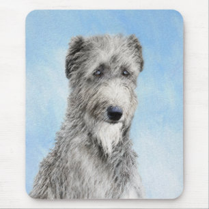 Scottish Deerhound Painting - Niedlich Original Do Mousepad