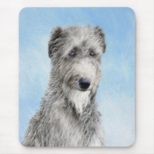 Scottish Deerhound Painting - Niedlich Original Do Mousepad (Vorne)