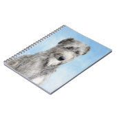Scottish Deerhound Painting - Niedlich Original Do Notizblock (Linke Seite)