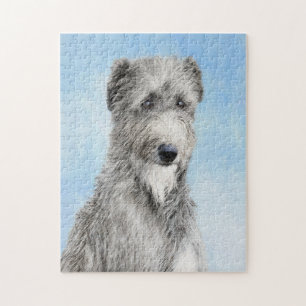 Scottish Deerhound Painting - Niedlich Original Do Puzzle