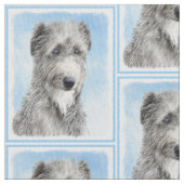 Scottish Deerhound Painting - Niedlich Original Do Stoff (Nahaufnahme)