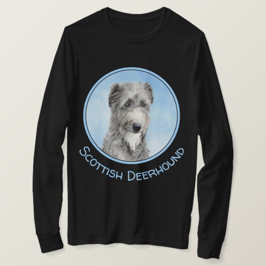 Scottish Deerhound Painting - Niedlich Original Do T-Shirt (Design vorne)
