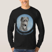 Scottish Deerhound Painting - Niedlich Original Do T-Shirt (Vorderseite)