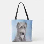 Scottish Deerhound Painting - Niedlich Original Do Tasche (Rückseite)
