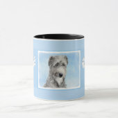 Scottish Deerhound Painting - Niedlich Original Do Tasse (Zentrum)