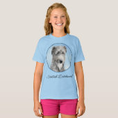Scottish Deerhound Painting - Original Dog Art T-Shirt (Vorne ganz)