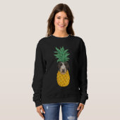 Scottish Deerhound Pineapple Dog Sweatshirt (Vorne ganz)