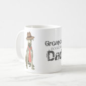 Scottish Deerhound Vater Kaffeetasse (Vorderseite Links)